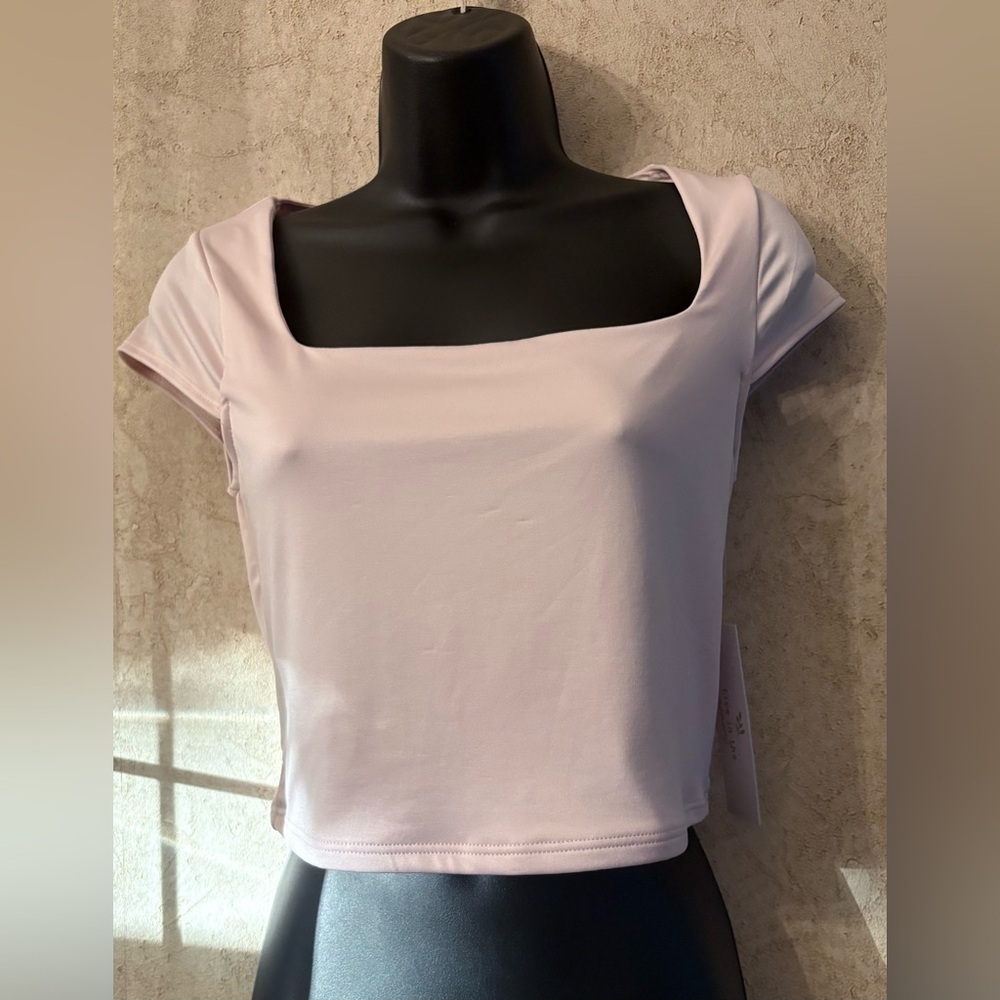 Live In The Moment  Light Pink Top